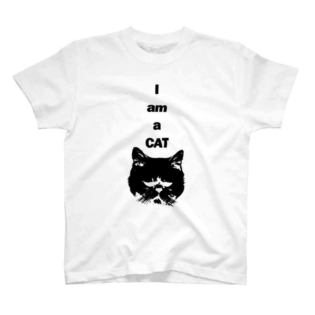 Catcafe CalicoのI AM A CAT KINAKO スタンダードTシャツ