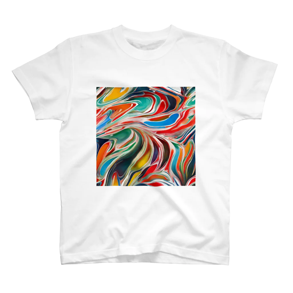 ながさわショップの絵の具 Regular Fit T-Shirt