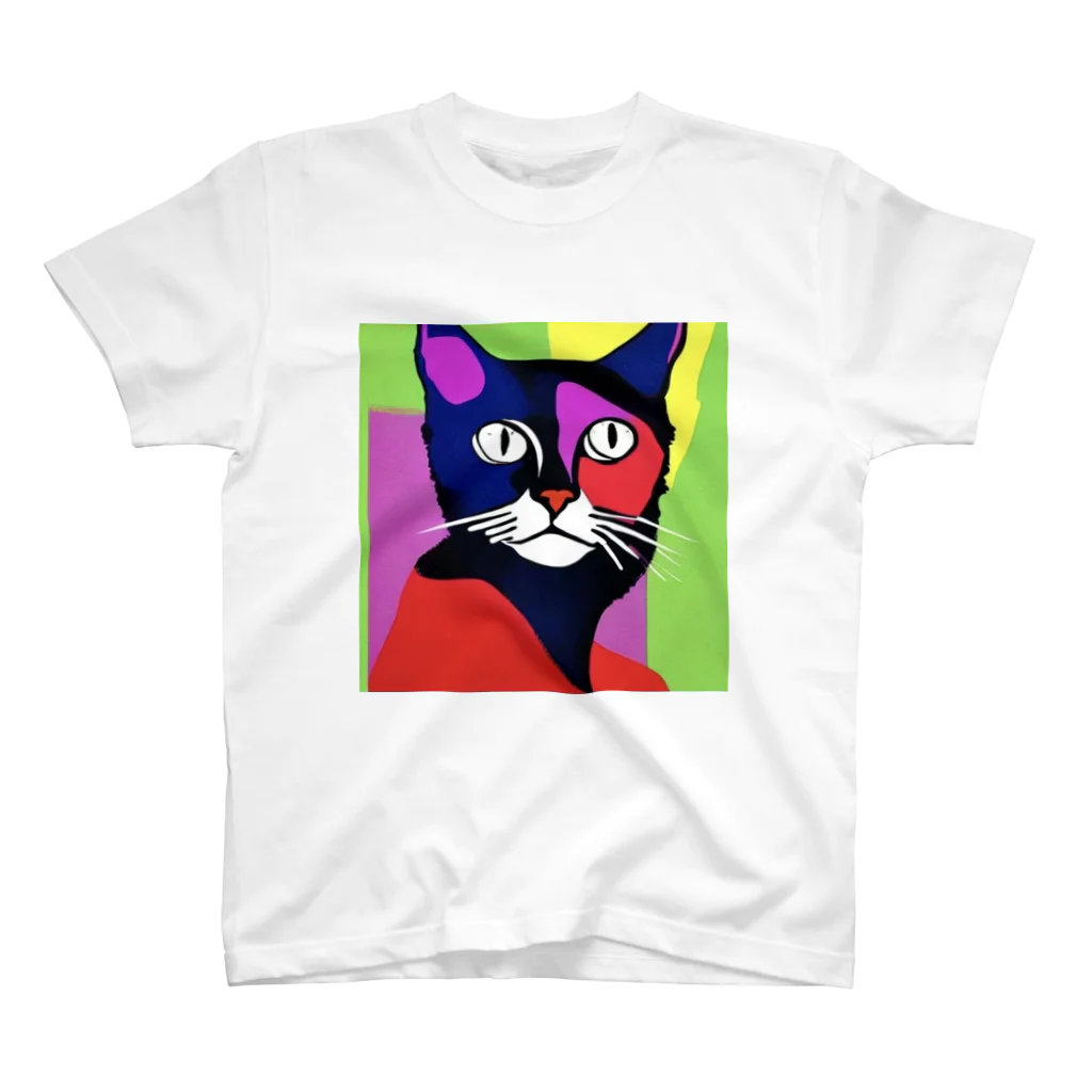 SuperTrioのCOLOR CAT スタンダードTシャツ