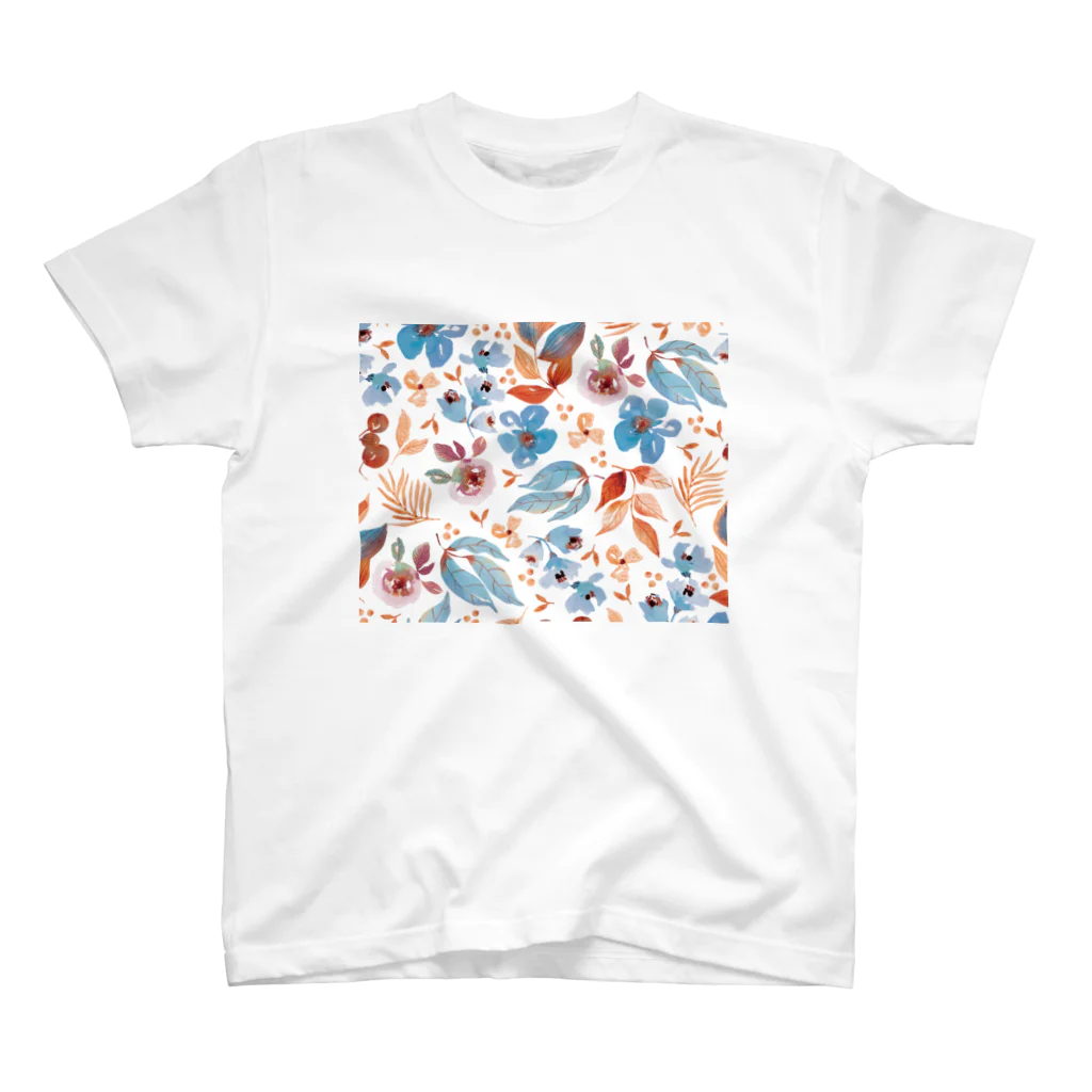 Meizeeの大人かわいい花柄 Regular Fit T-Shirt