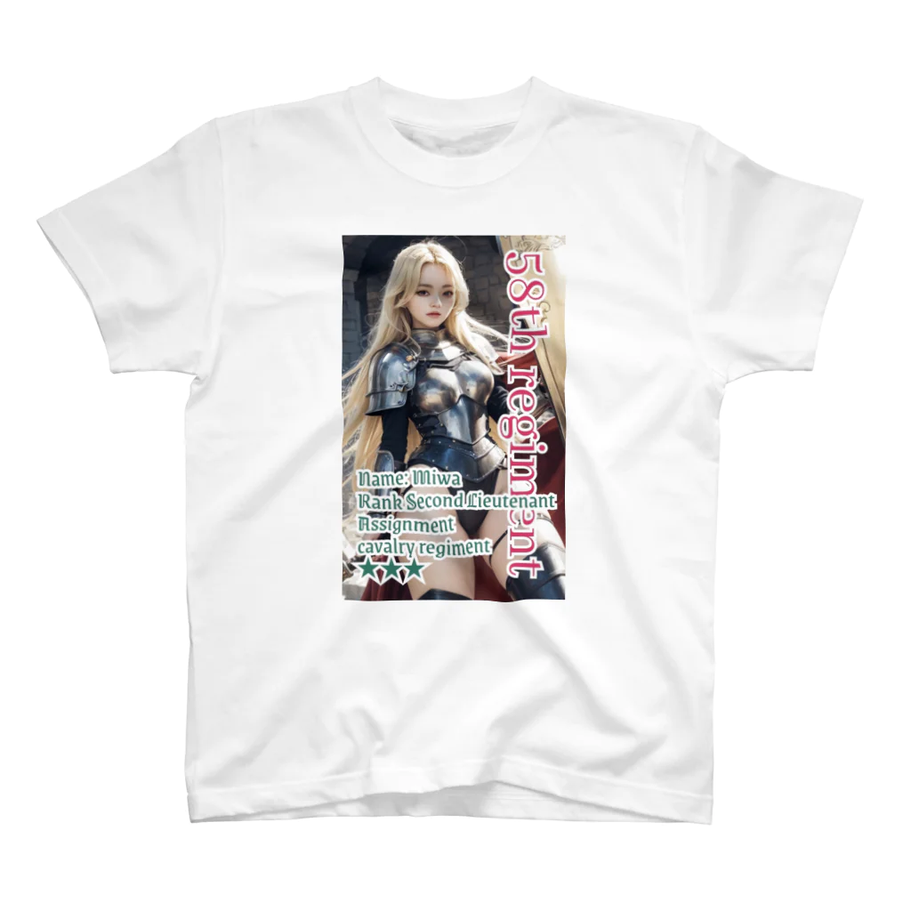 💕第52歩兵連隊💕の美少女戦士 スタンダードTシャツ