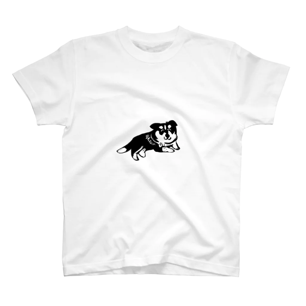 だるま屋の版画犬 スタンダードTシャツ
