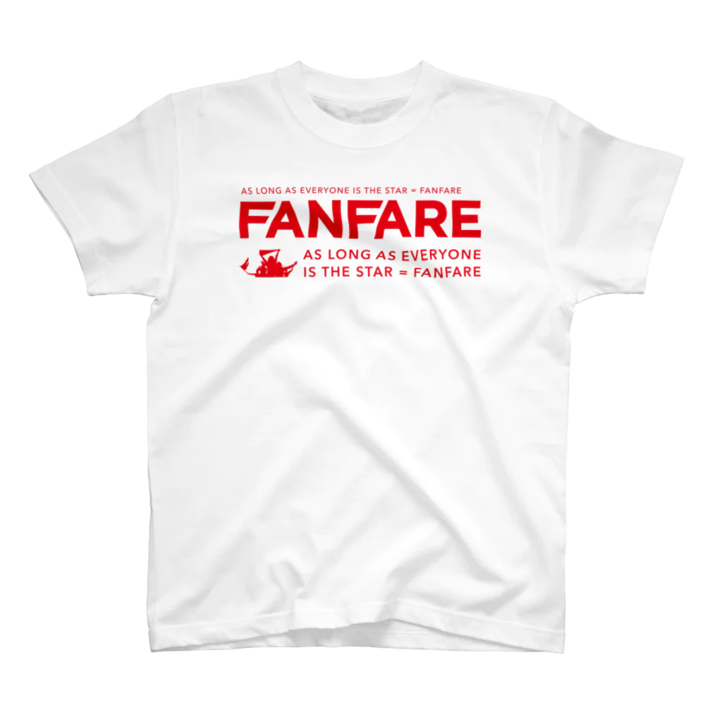 fanfare_sapporoのfanfare T-shirt_02 スタンダードTシャツ