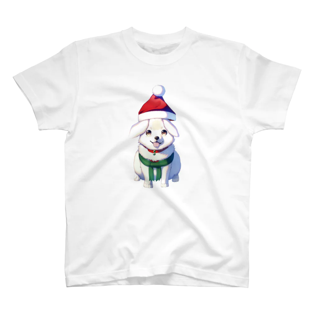 KafyRiruのMerry Xmas　わんこ Regular Fit T-Shirt