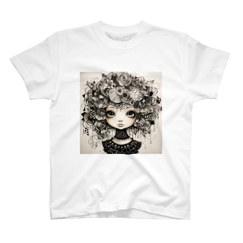 Erika_ArtistryのErika_Artistry Logo Design Regular Fit T-Shirt