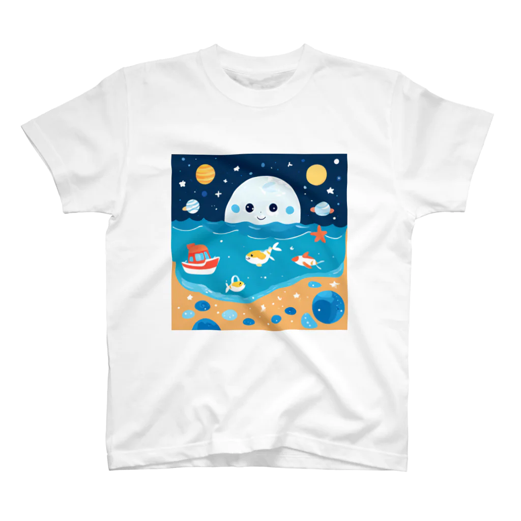 dou-douの宇宙と海の仲間たち スタンダードTシャツ