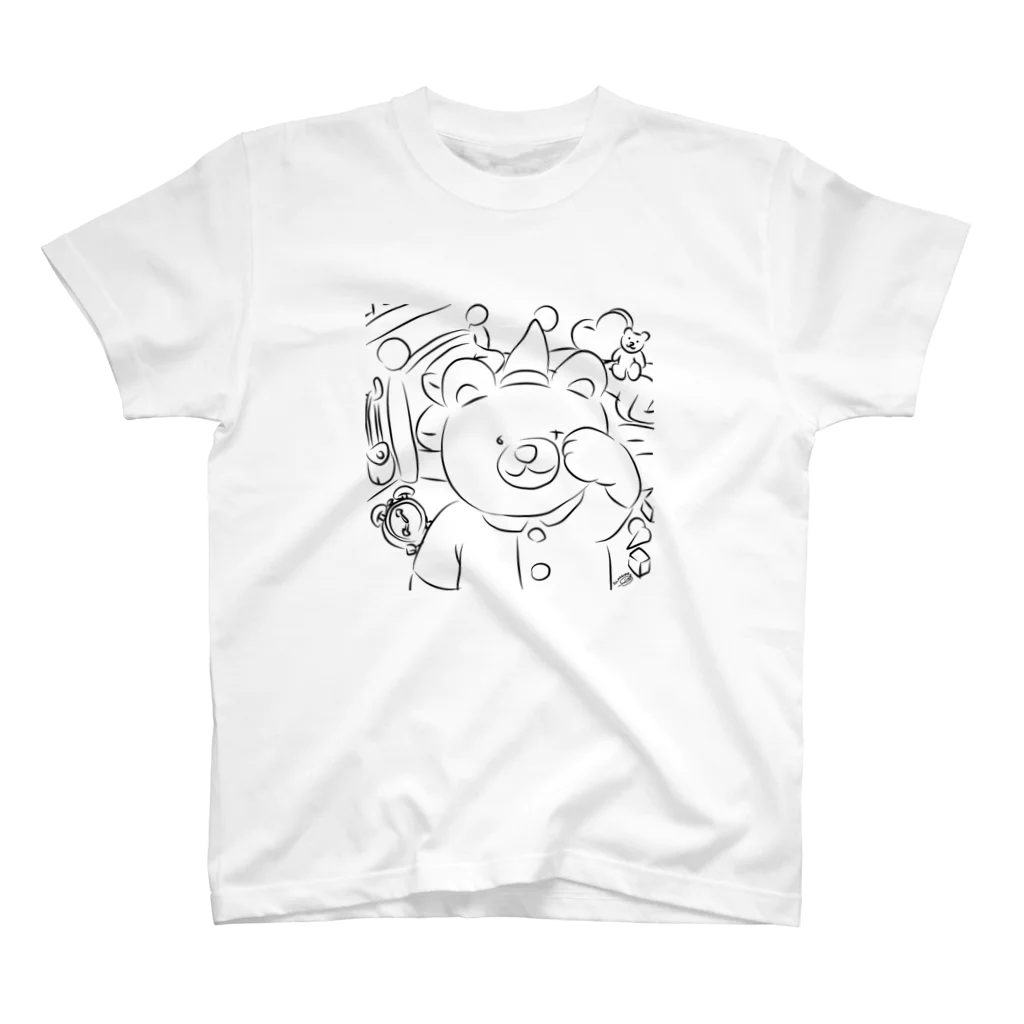 su_nosukeのおはよう！くまさん（´(ｪ)｀） スタンダードTシャツ