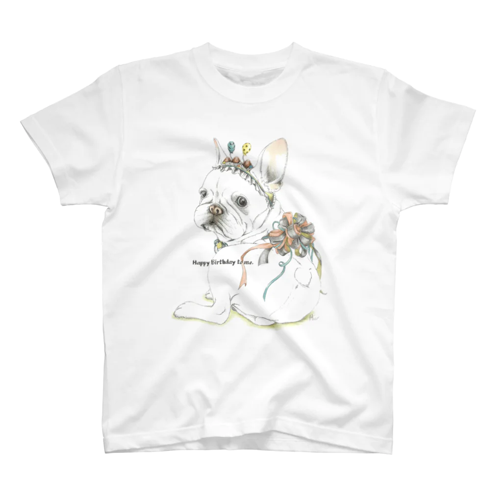 フレブルとパググッズS’IRISERのhappy birthday  Regular Fit T-Shirt