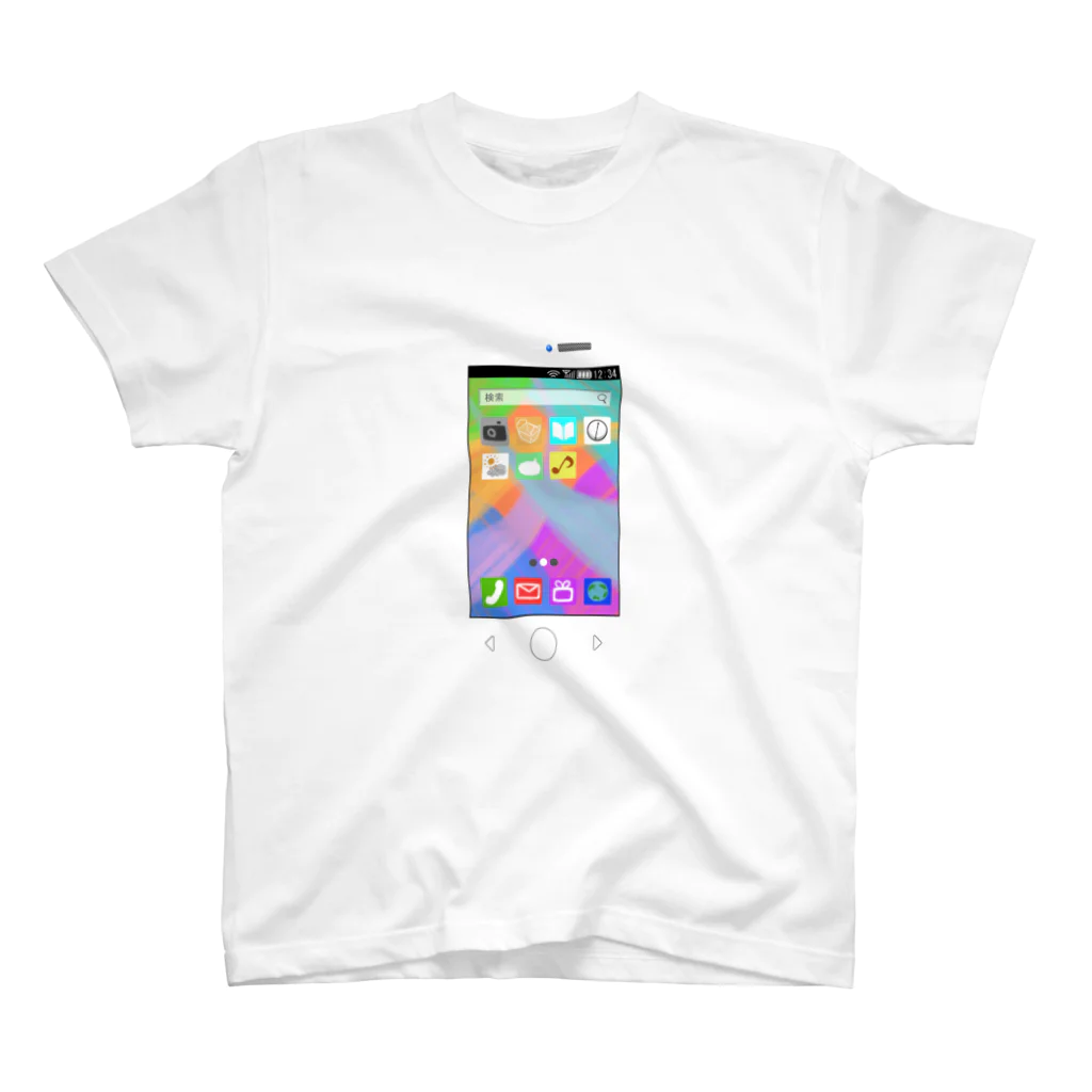 takuguchi_shopのどこにでもスマホ スタンダードTシャツ