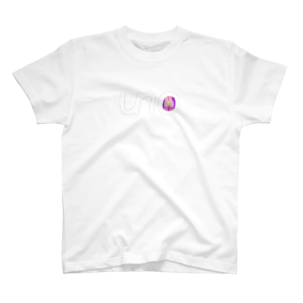 unoのUNOロゴ×ドットビキニヒップ Regular Fit T-Shirt
