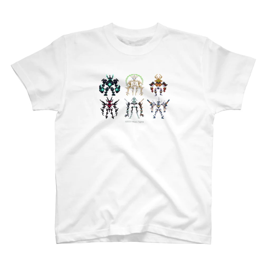 Hikaru(ヒカル)のドット絵メカ スタンダードTシャツ