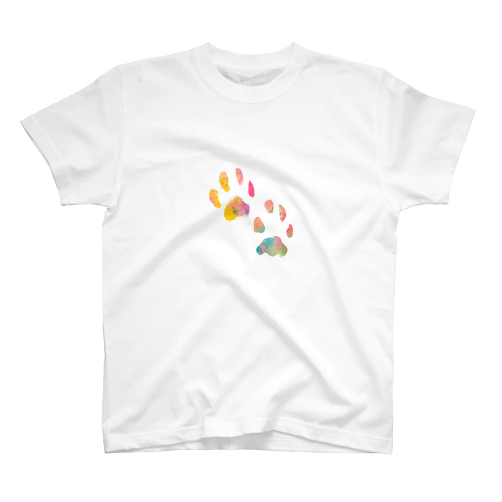 ryo_art_33のマフィ&チョコちゃん　にくきゅうアート Regular Fit T-Shirt