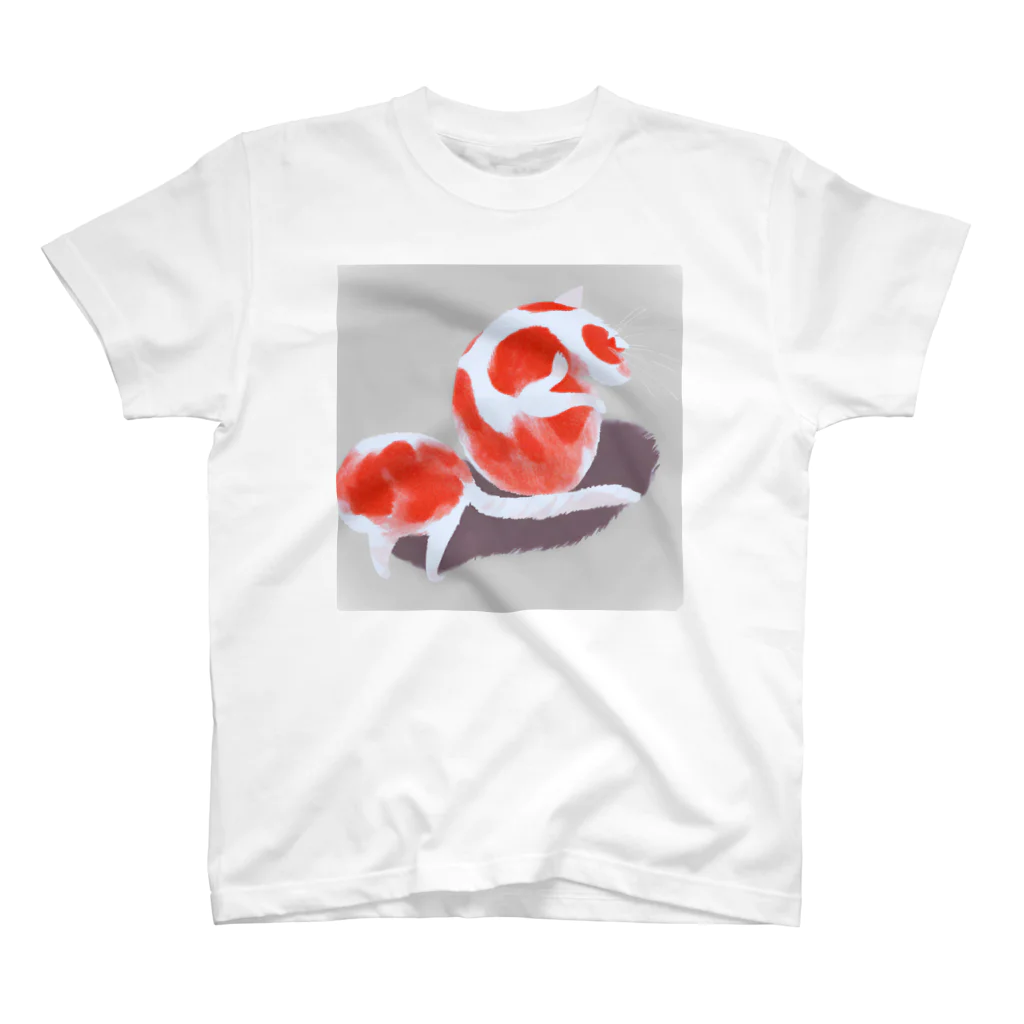 ひとやすみ　らいふのトマト猫 Regular Fit T-Shirt