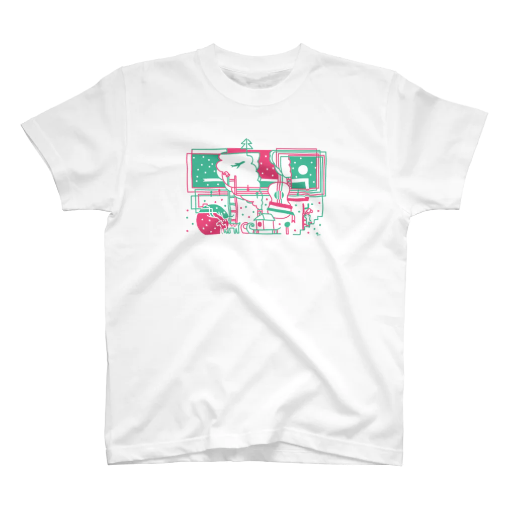 tasuku.wasabiのDECEMBER 色付き スタンダードTシャツ