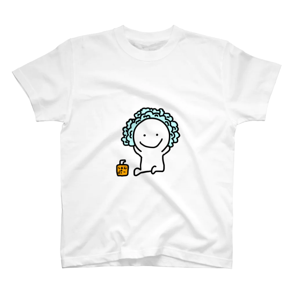 くーちゃん絵日記のシャンプー大好きくーちゃん スタンダードTシャツ