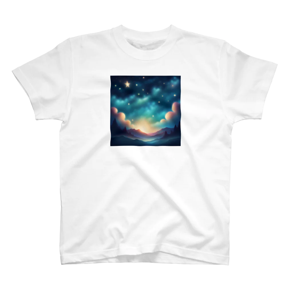 Hiromariショップの神秘的な星空☆ スタンダードTシャツ