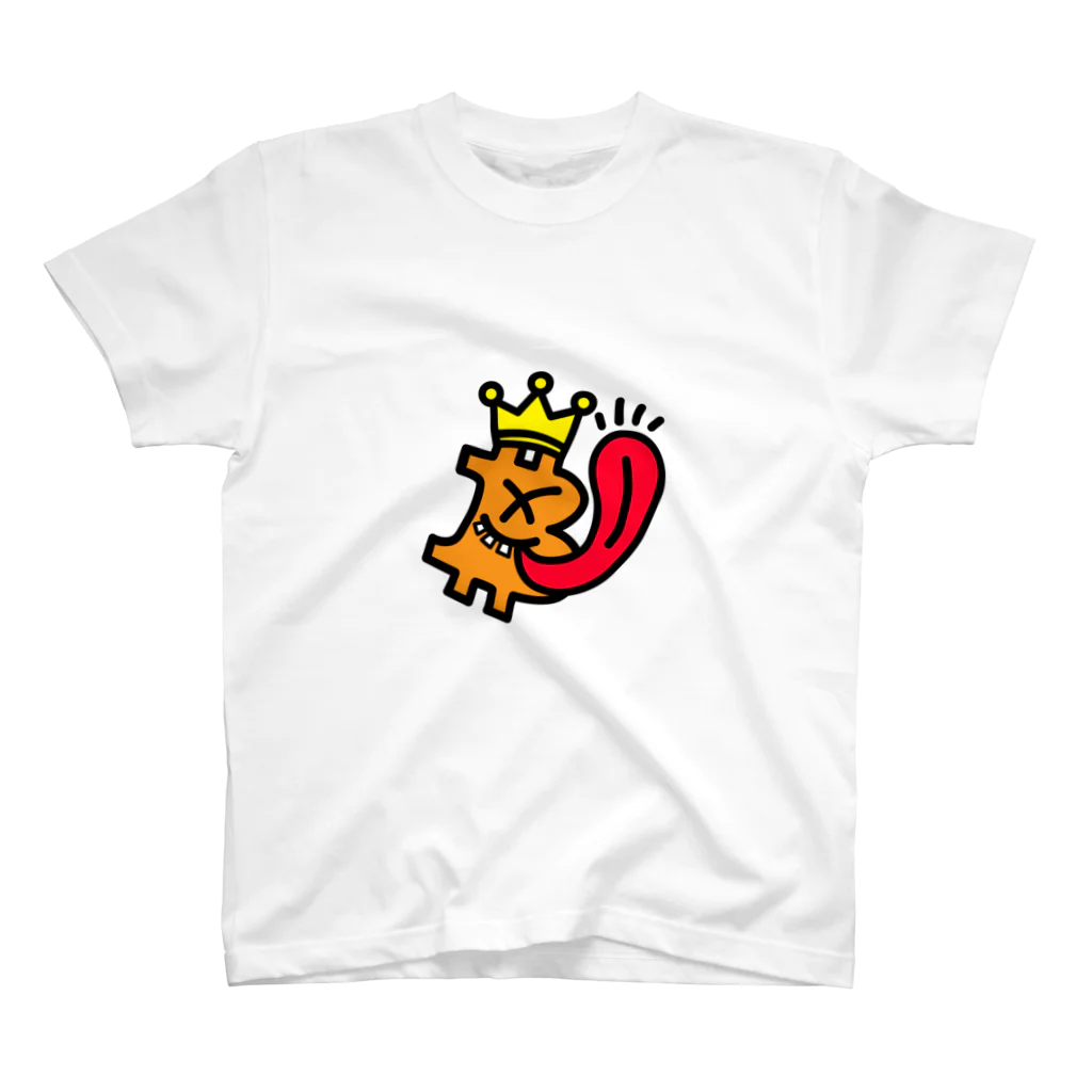 BitPopArtのB - A King スタンダードTシャツ