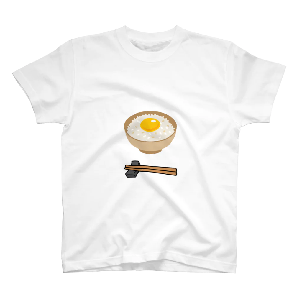 Tシャツ専門店T-Brandの朝食は卵かけごはん！ Regular Fit T-Shirt