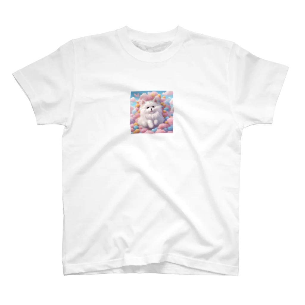 主の思いつき画像グッズ店のもふもふわんちゃん2 Regular Fit T-Shirt