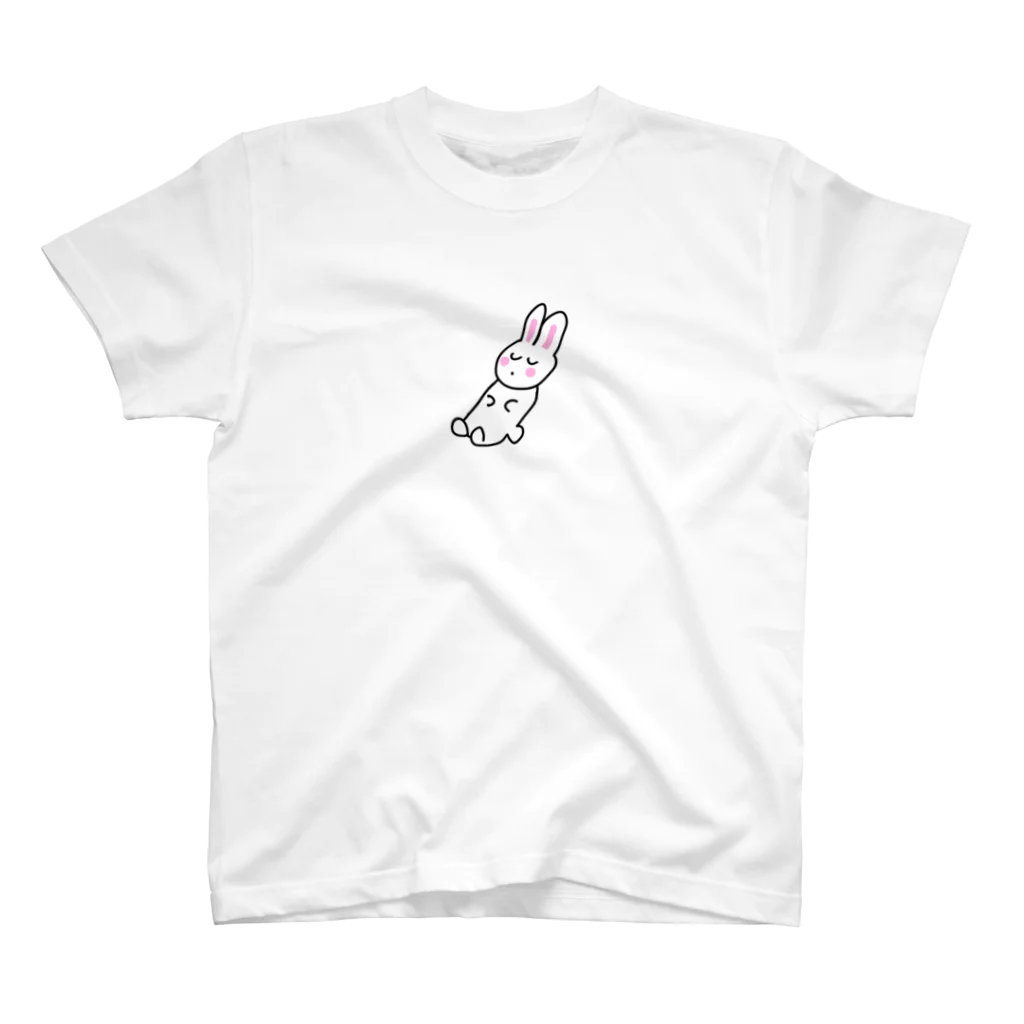 ねむたいうさぎのよくねるうさぎ スタンダードTシャツ