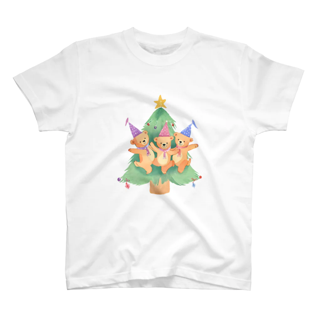 yugorohouseのクリスマスベアーズ スタンダードTシャツ