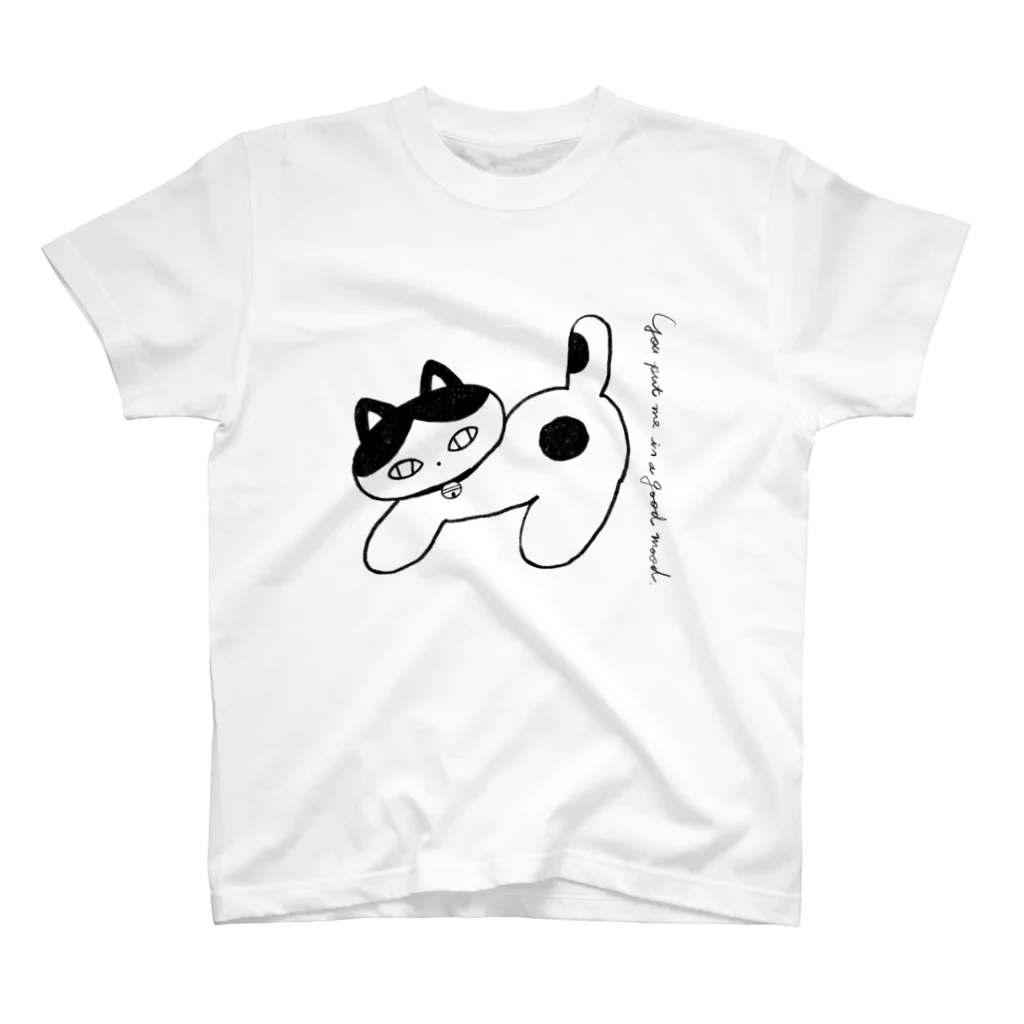 Sonon Buttonのねこねこハチワレ スタンダードTシャツ