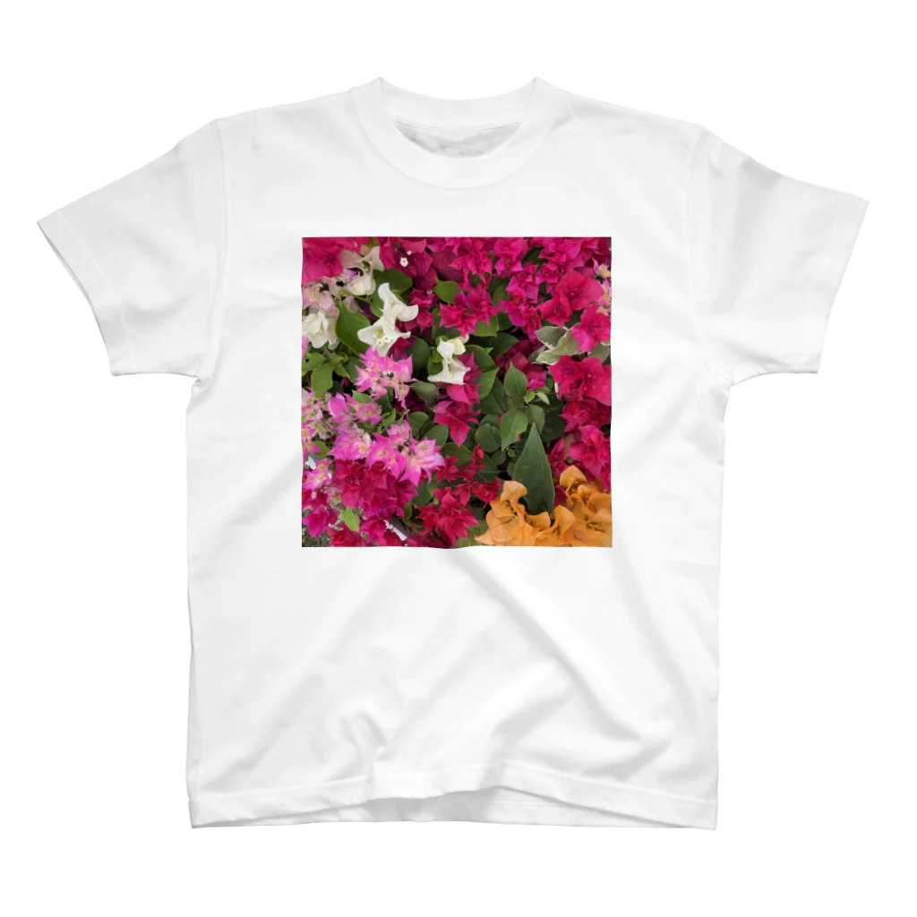 chatnoir8のFlower_Bougainvillea Regular Fit T-Shirt