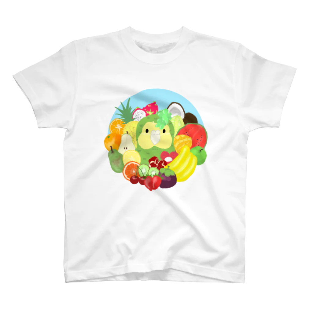 pino_pinetreeのフルーツカカポ Regular Fit T-Shirt