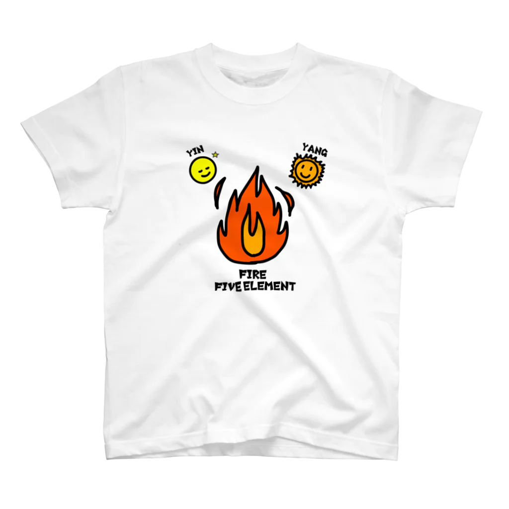 balance333のspi spi  Five element [ Fire]　火 スタンダードTシャツ