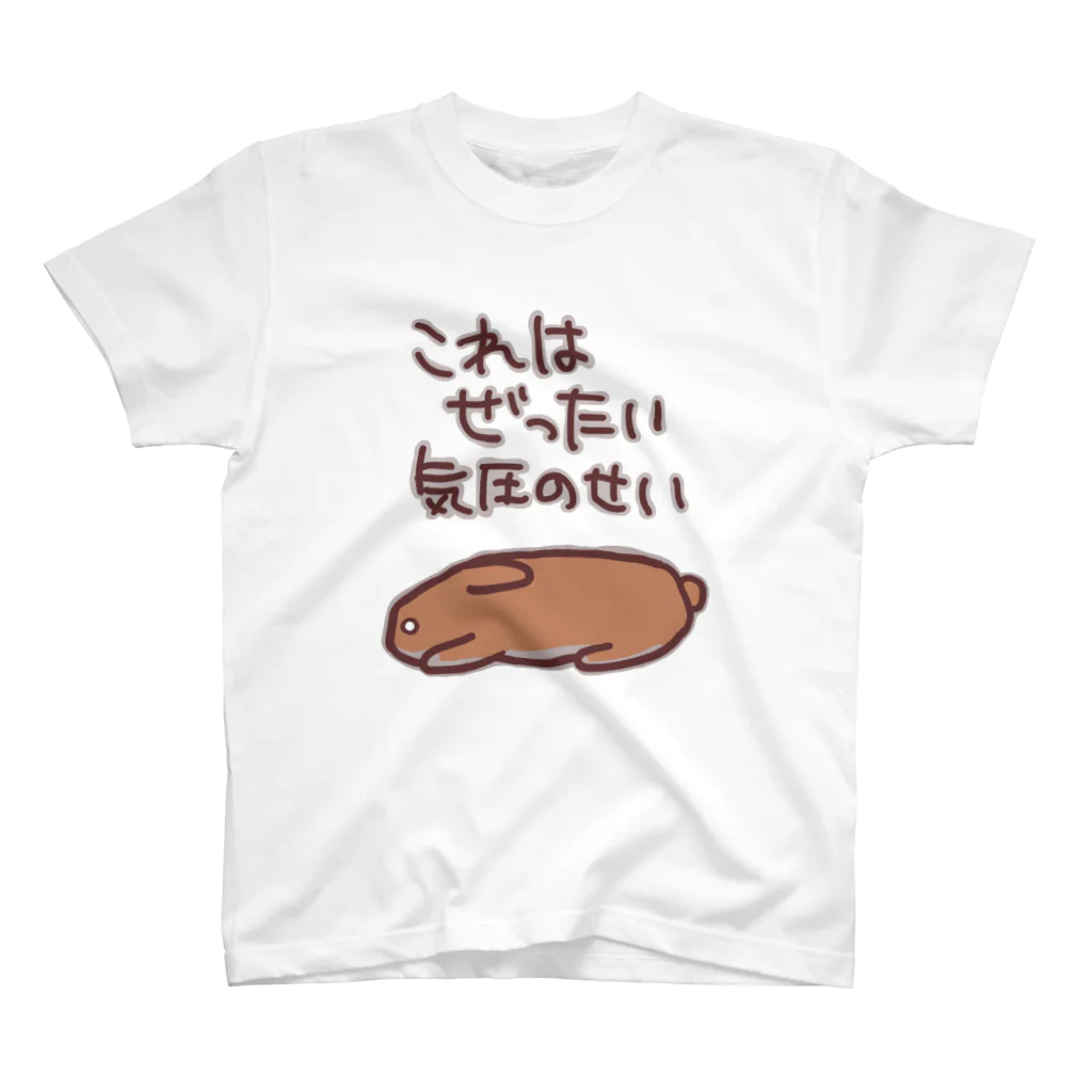 ミナミコアリクイ【のの】の絶対気圧のせい【うさぎ】 スタンダードTシャツ