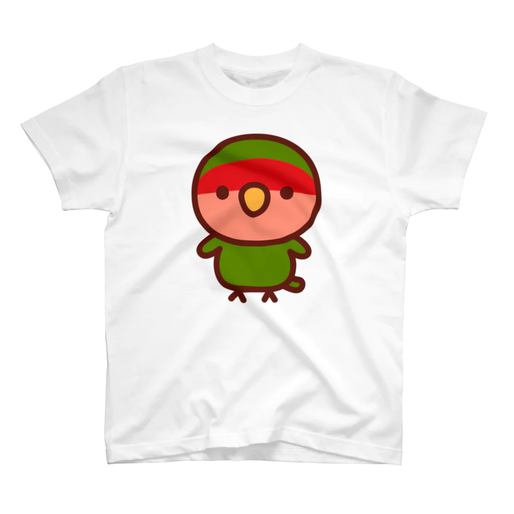 いんこ屋堂のコザクラインコ（ノーマル） スタンダードTシャツ