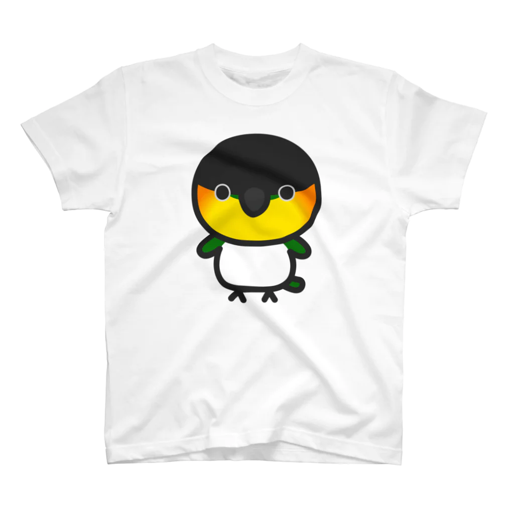 いんこ屋堂のズグロシロハラインコ スタンダードTシャツ