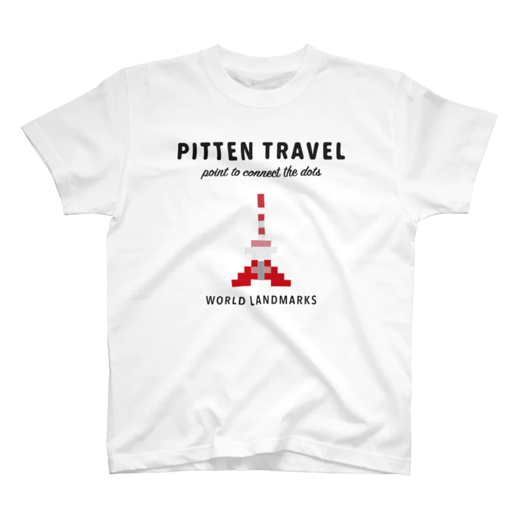 PITTEN PRODUCTSのPITTEN TRAVEL PX WORLD #2-1 Regular Fit T-Shirt