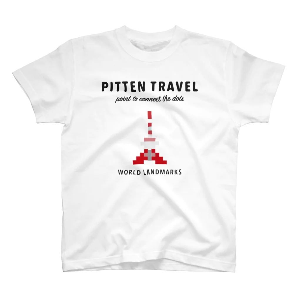 PITTEN PRODUCTSのPITTEN TRAVEL PX WORLD #2-1 スタンダードTシャツ