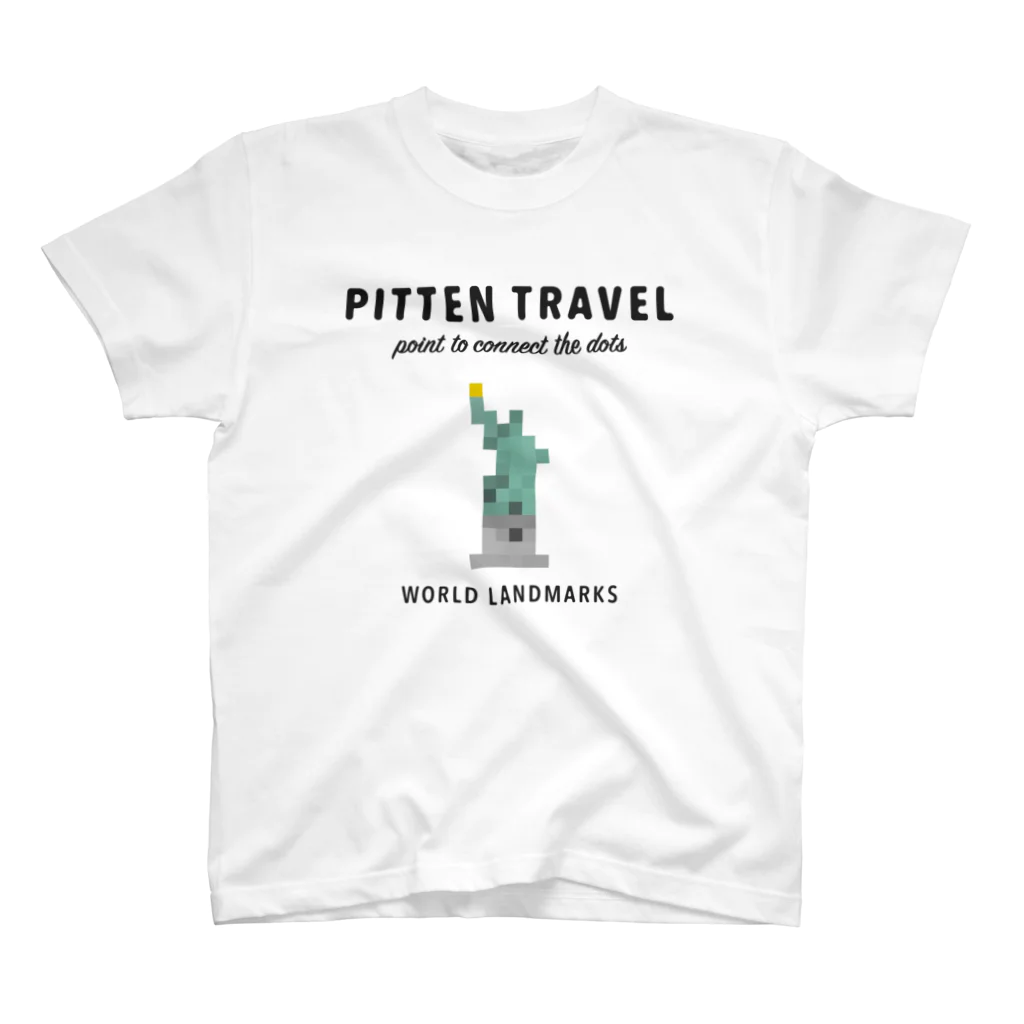 PITTEN PRODUCTSのPITTEN TRAVEL PX WORLD #5-1 スタンダードTシャツ