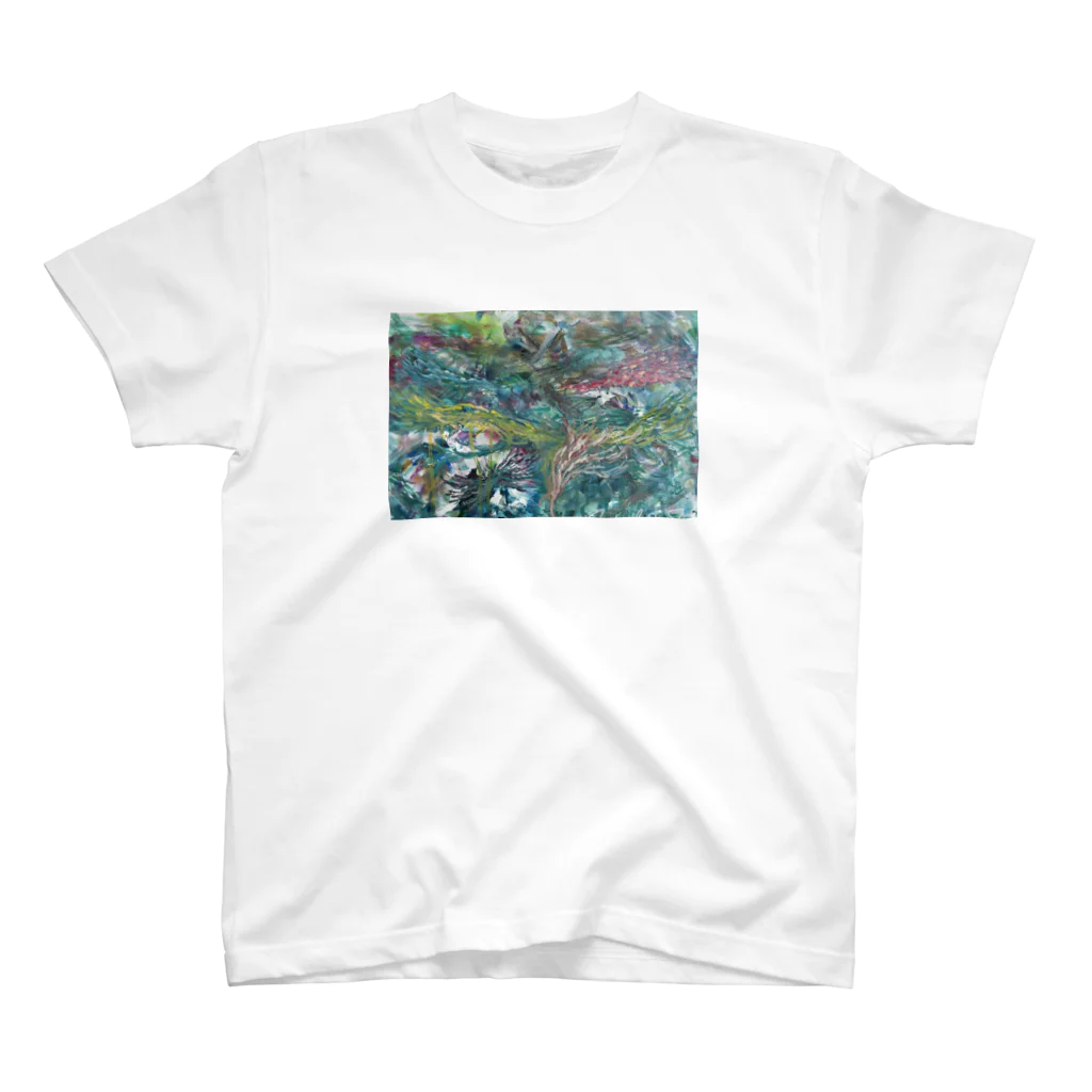 Chikyu-yueiの森の幻獣たち / Forest fantoms Regular Fit T-Shirt