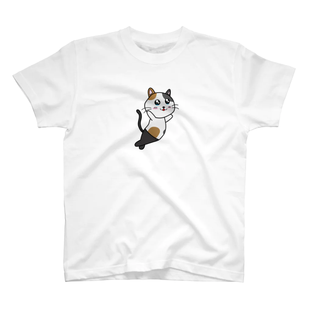 もき＠FavoriteCatsCollectionのダイブにゃんこ Regular Fit T-Shirt