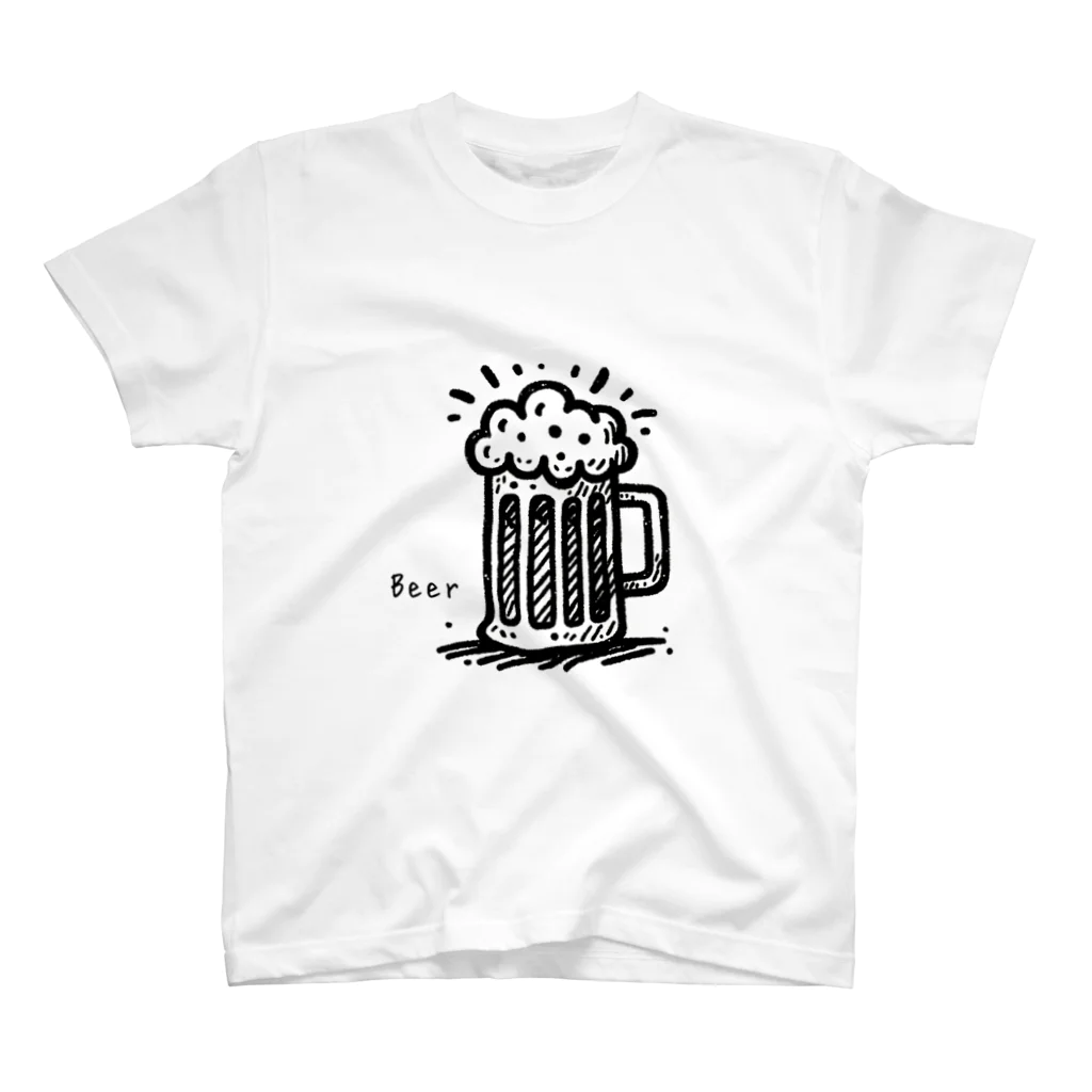 おやっこ画伯のBeer lover Regular Fit T-Shirt