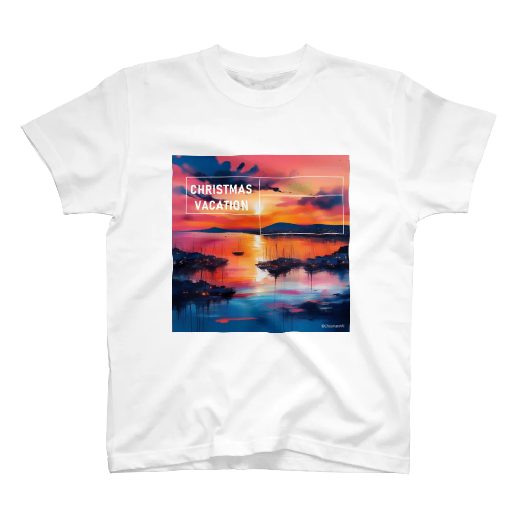 ChromastrAlのクリスマスの夕日 スタンダードTシャツ