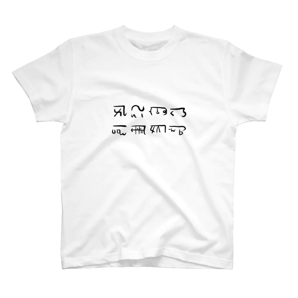 Caneleの龍体文字 Regular Fit T-Shirt