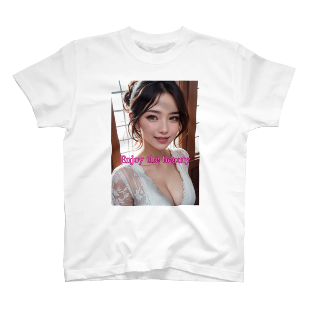 AIgirlanimeのAI美女Tシャツ スタンダードTシャツ