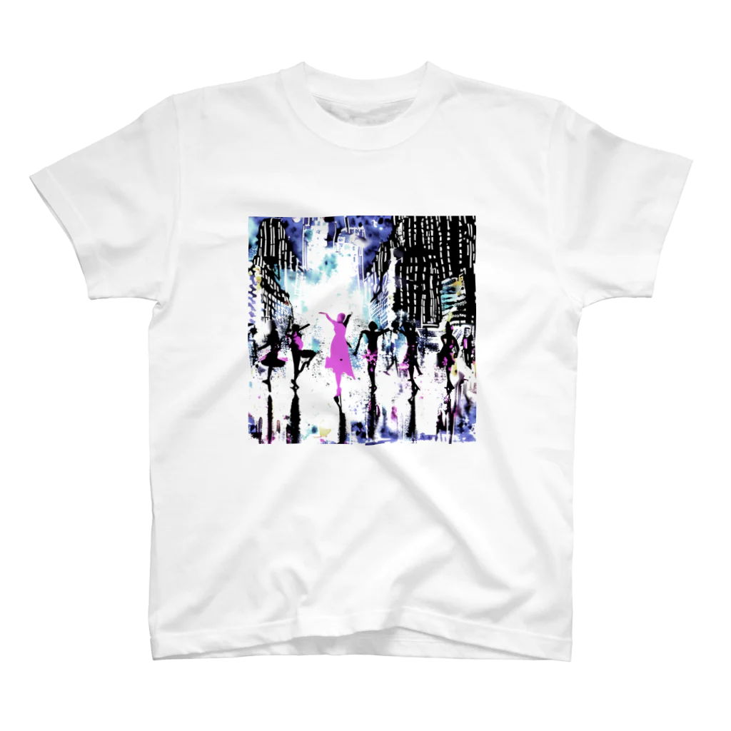 Moichi Designs Shop-2023のnew york dancer Regular Fit T-Shirt