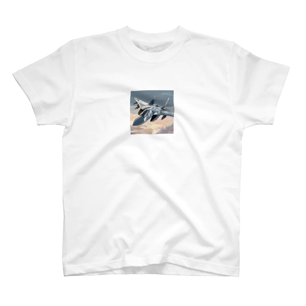 AI Imaginationのスホーイ57のイラストグッズ Regular Fit T-Shirt