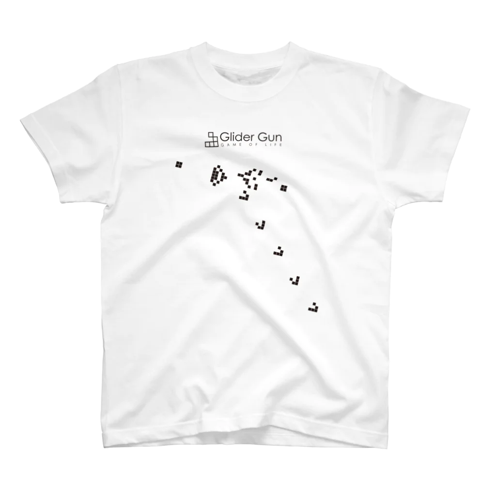 アタマスタイルのライフゲーム「グライダー銃」：コンピュータ：システムエンジニア：プログラム：プログラマ Regular Fit T-Shirt