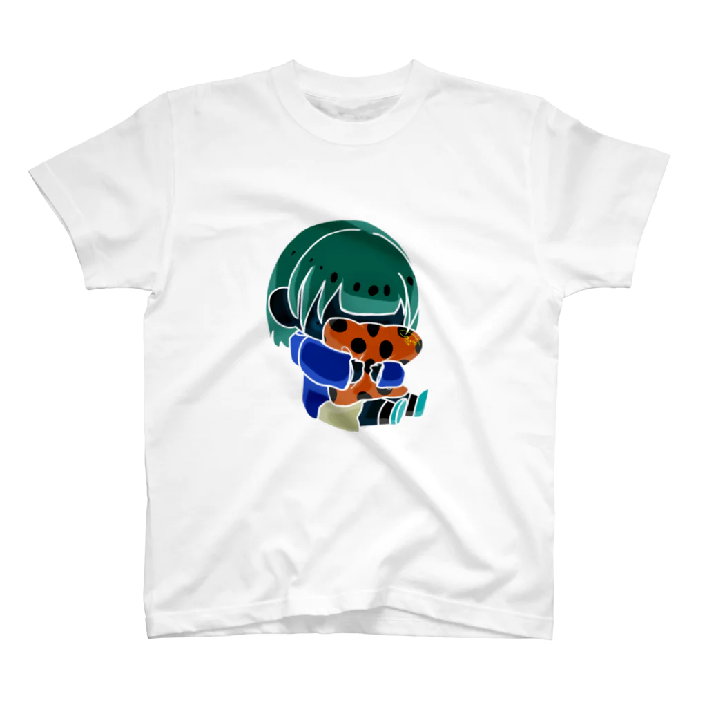 IZ_CoCoAのホラー調ほのちゃん スタンダードTシャツ