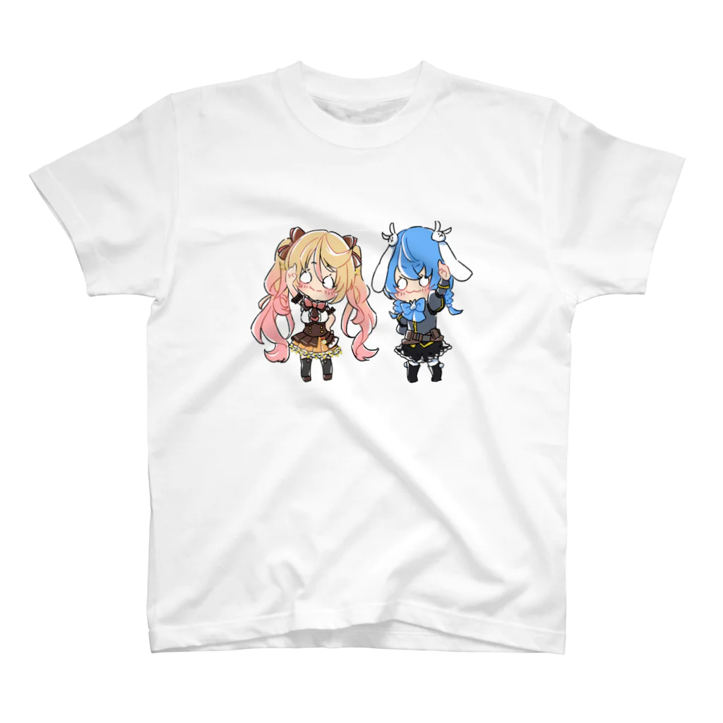 usabit.のぐっず屋さんのななゆ+うさぎガンマン Regular Fit T-Shirt