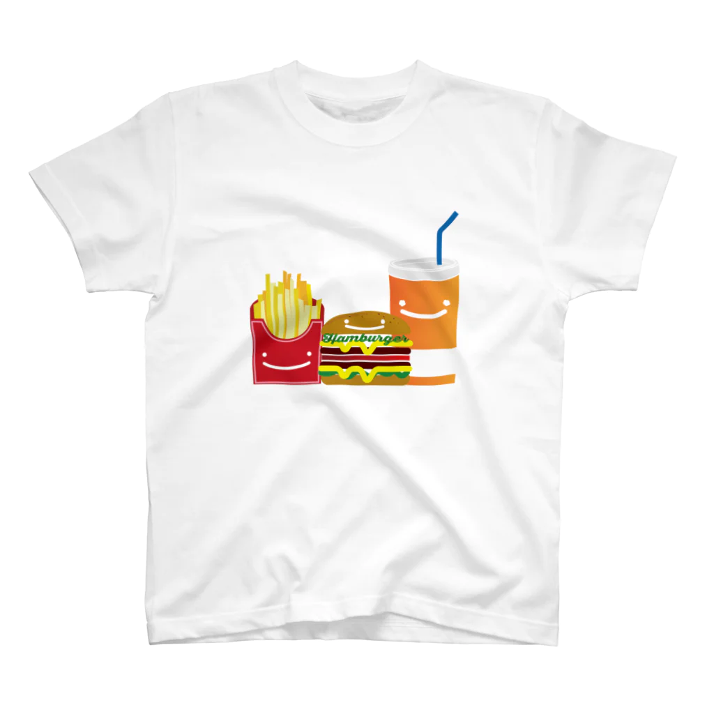 CelsiyのHAMBURGER_set Regular Fit T-Shirt