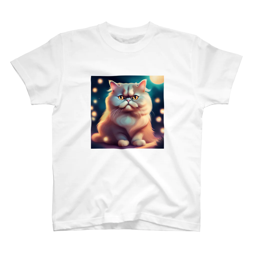 レモングラスのごきげんなペルシャ猫 Regular Fit T-Shirt