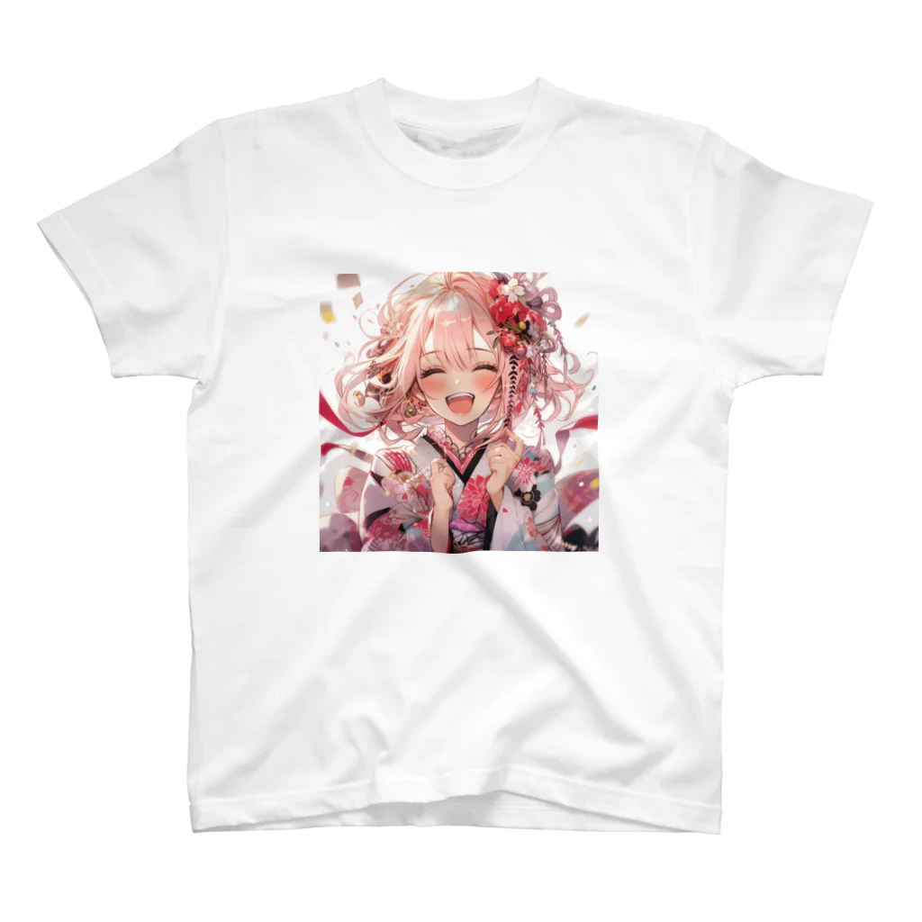 ぶーたんの笑顔の花開き スタンダードTシャツ