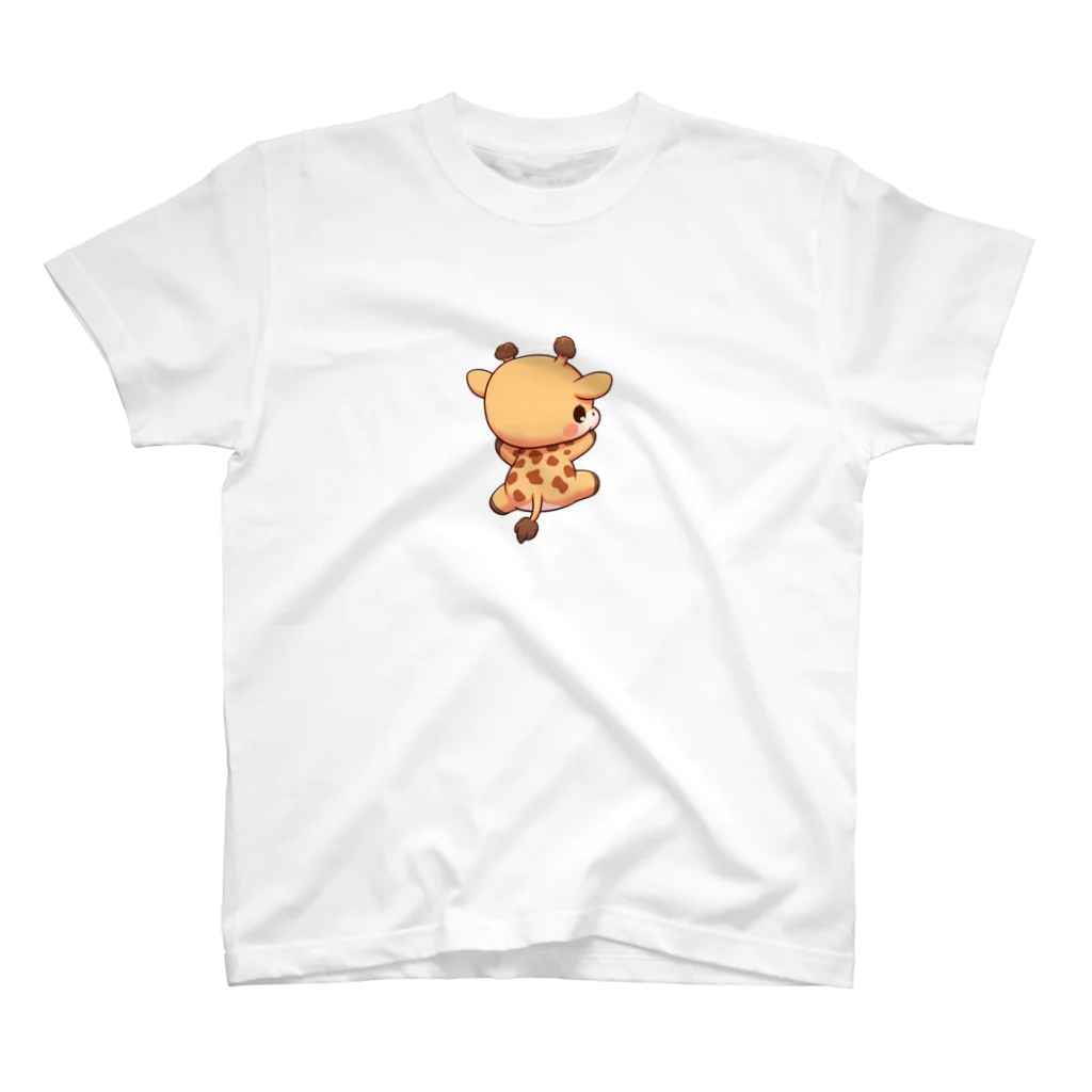 ゆづるの首を使わないキリン スタンダードTシャツ